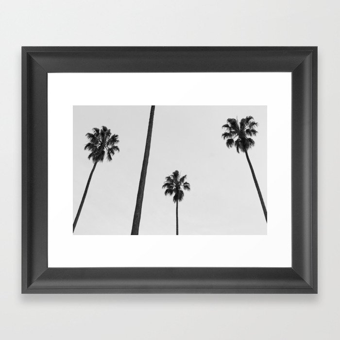 Palm trees Framed Art Print