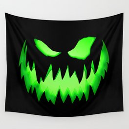 Evil Green ghost Wall Tapestry