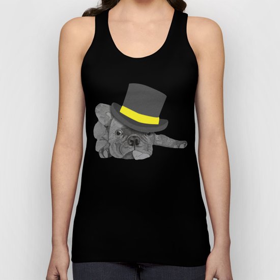Dapper Dog - French Bulldog Unisex Tank Top