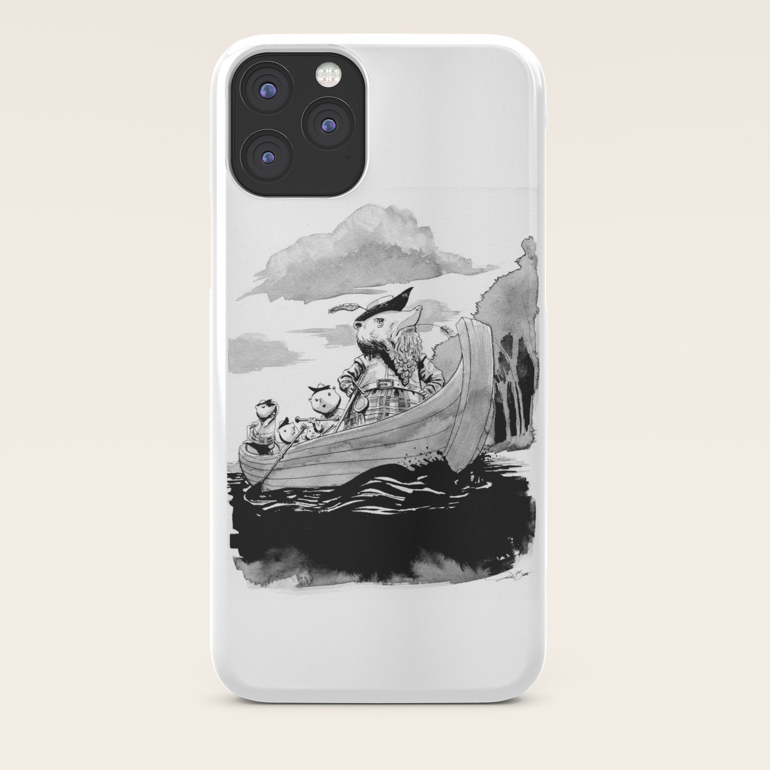 Log A Log And The Guosim Shrews Iphone Case By Jacobmbutts Society6