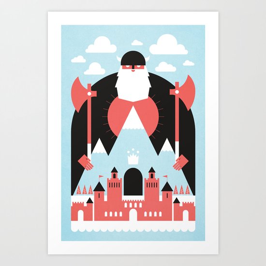 King of the Mountain Art Print