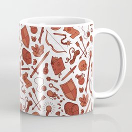 Inventory in Red Coffee Mug