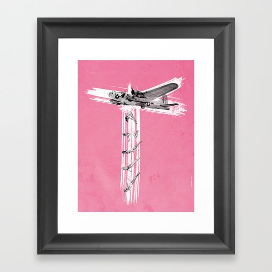Bombs Away! Framed Art Print