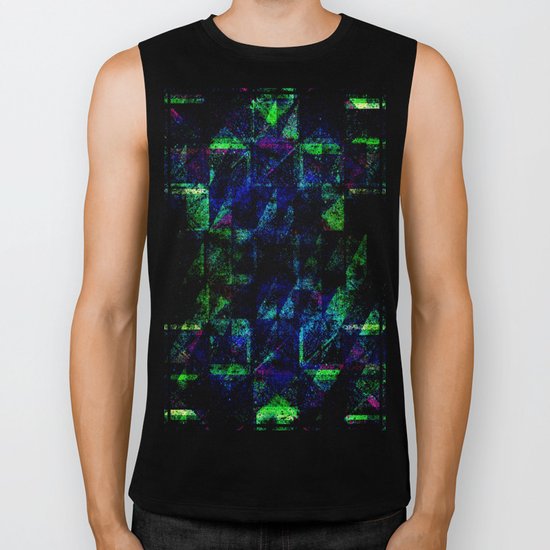 GLITCHY Biker Tank