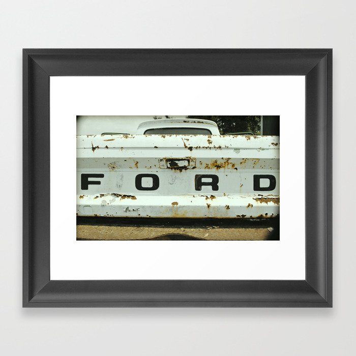 Old Ford Truck - Nice Ass-et Framed Art Print