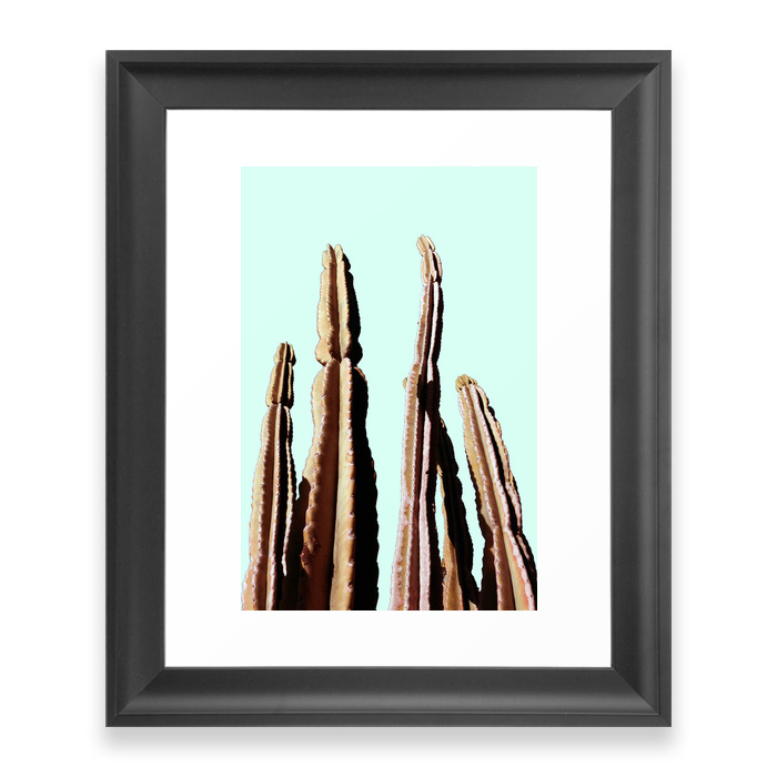 Green Cactus 13 Framed Art Print by rodrigomffonseca