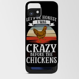 Chicken Farmer Gardening Lady Hen iPhone Card Case