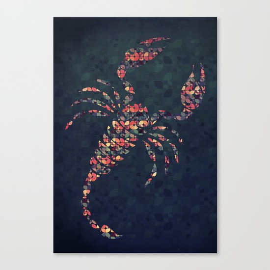 The Pattern Scorpio Canvas Print
