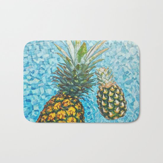 Be a Pinapple V2 #society6 #decor #buyart Bath Mat