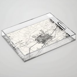 Midland, USA - City Map Acrylic Tray