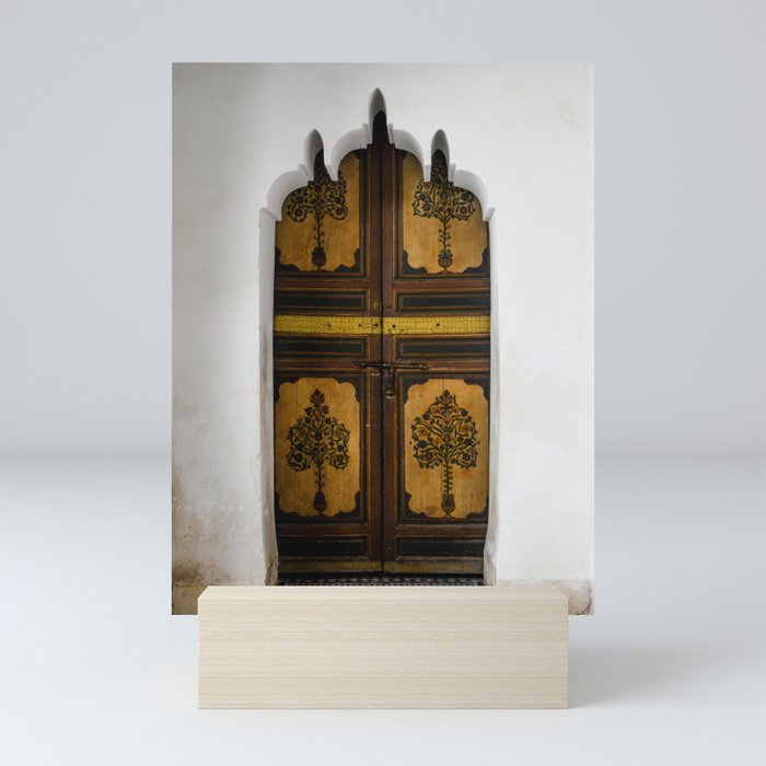 Door at La Bahia (Marrakech) Mini Art Print