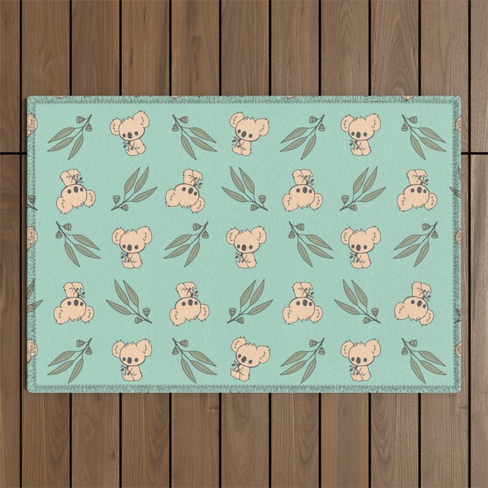 Koala Drop Bears Outdoor Rug