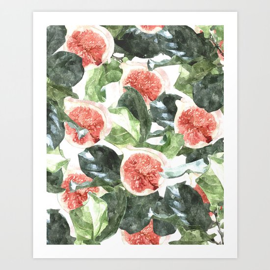 Watercolor Deliciousness #society6 #buyart #decor Art Print