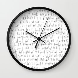 butts butts butts Wall Clock