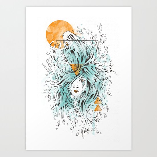 ariel 2.0 Art Print