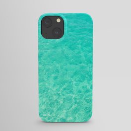 Turquoise Blue Ocean Waves iPhone Case