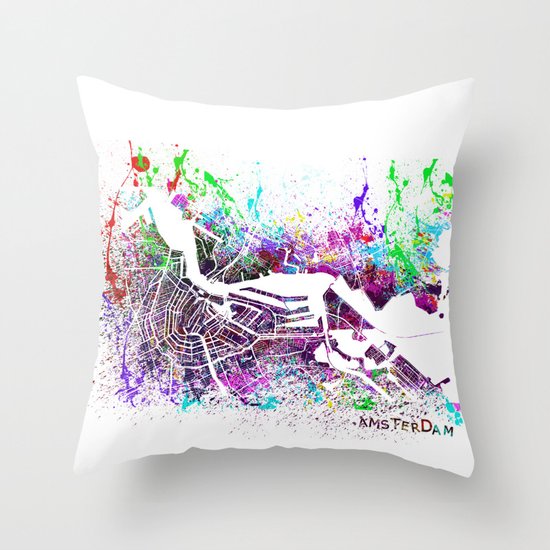 Amsterdam Throw Pillow