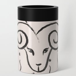 Aries zodiac drawing Can Cooler