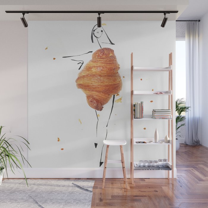 Edible Ensembles: Croissant Wall Mural