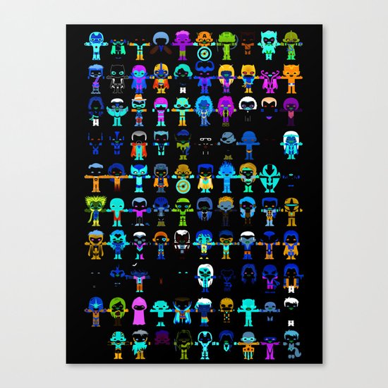 THE ULTIMATE 'AVENGER'S' ROBOTIC COLLECTION Canvas Print