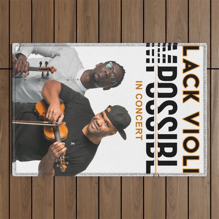 BLACK VIOLIN - IMPOSSIBLE TOUR 2020 Outdoor Rug