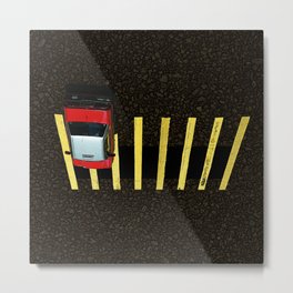 Inverted Taxi Metal Print | Graphic Design, Photo, Pop Art, Illustration 