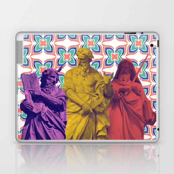 Disco Biblical Figures - Moses, Abraham, Paul Laptop & iPad Skin