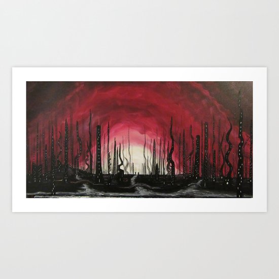 Daggers for the Sky Art Print