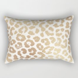 ReaL LeOpard - Greek Ancient Gold Rectangular Pillow