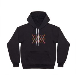 Psychedelic Curves + Crosses on Black (pattern) Hoody
