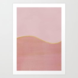 Balance: Soft Pink Art Print