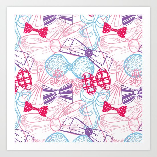 Bows Art Print