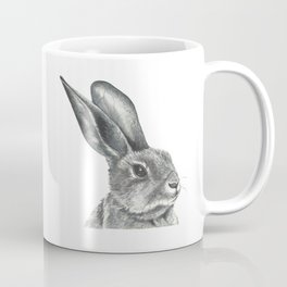 Watercolor drawing of a hare Coffee Mug
