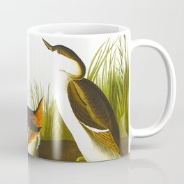 Eared Grebe John James Audubon Scientific Illustration Birds Of America Drawings Coffee Mug
