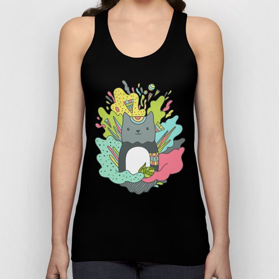 AbstraCat Unisex Tank Top