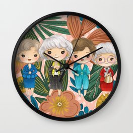 Golden Girls - Tropical Punch Wall Clock