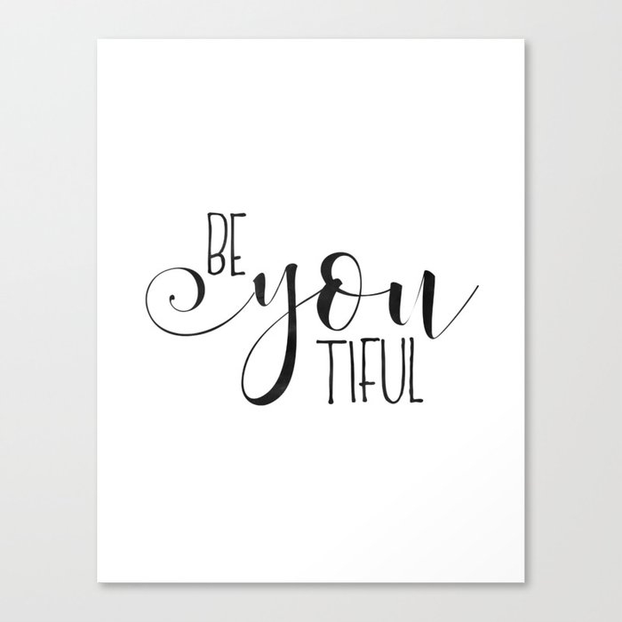 Be You Tiful Girls Room Decor Girly Quote Girls Bedroom Decor