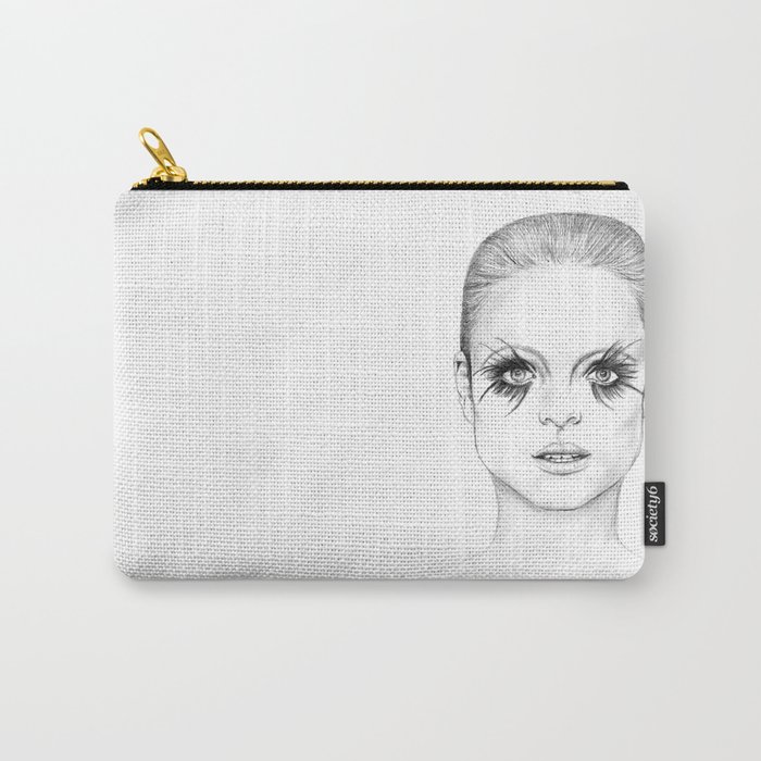 Bright Eyed Girl Carry-All Pouch