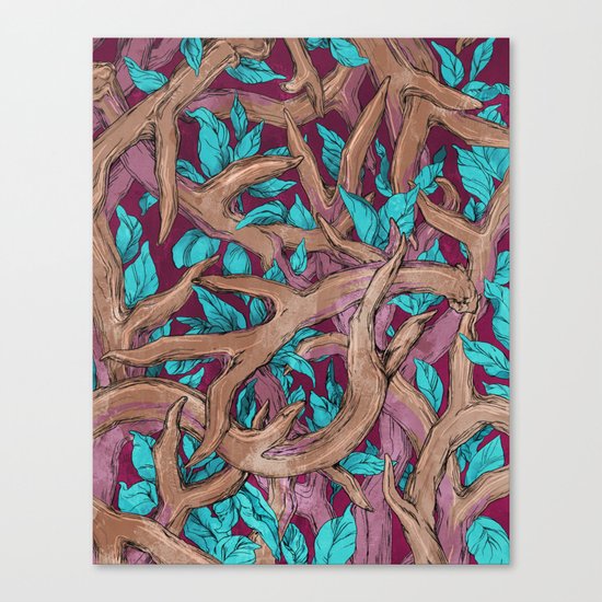 Deer are Everywhere Canvas Print