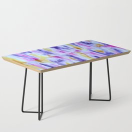 Purple, Pink, Gold Wash Coffee Table