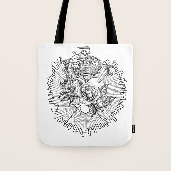 Sacred Heart Tote Bag