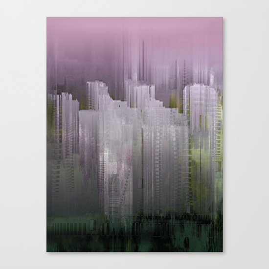 Melancholy / Floating Town / 30-11-16 Canvas Print