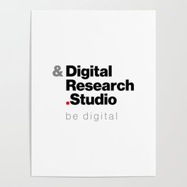 DigitalResearchStudio Poster