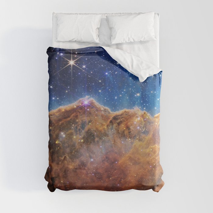 Cosmic Cliffs In Carina JWST First Images Duvet Cover