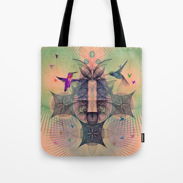 The Hummingbird Dimension Tote Bag