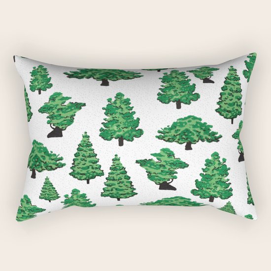 trees Rectangular Pillow