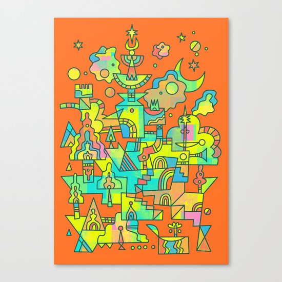 Structura 10 Canvas Print