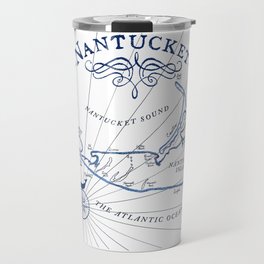 Nantucket Vintage Map Travel Mug