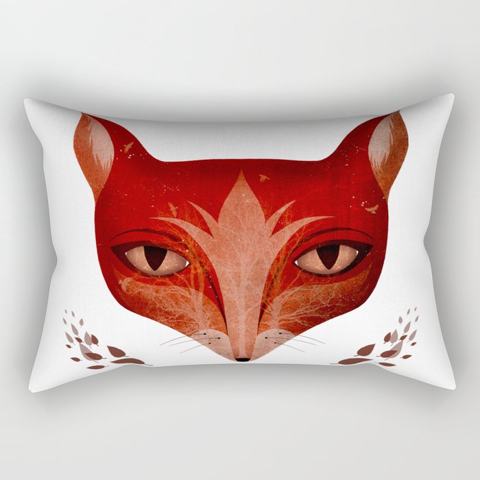 Foxed Rectangular Pillow