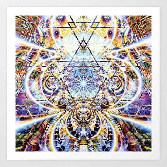 Psyberdelic Intensity Art Print